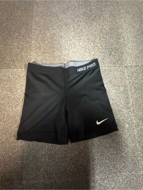 Nike Pro Black Top with White Print